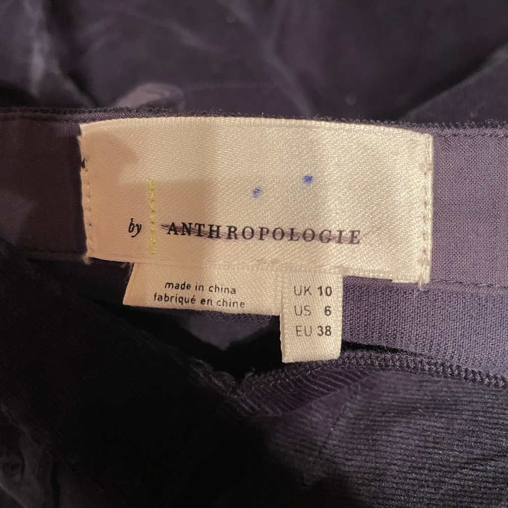 Anthropologie Joanie navy jumpsuit size 6 - Picture 8 of 10